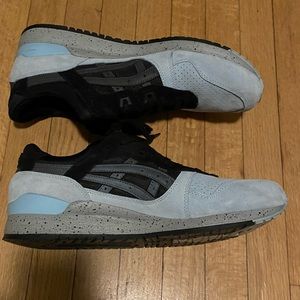 ASICS gel-lyte III light blue black speckle grey